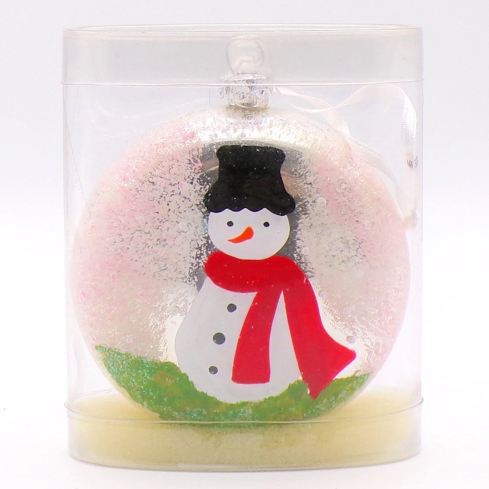 Vintage Snowman Christmas Ornament